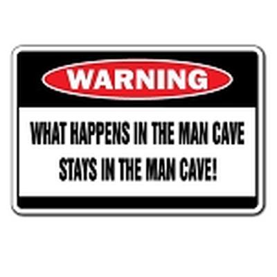Click to get Man Cave  What Happens Tin Sign