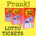 Fake Winning Lottery Tickets