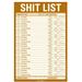 Shit List Pad